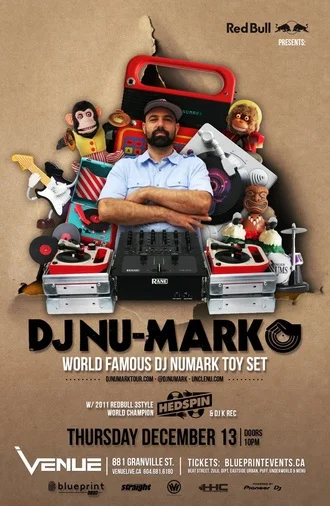 DJ NU-MARK venue vancouver