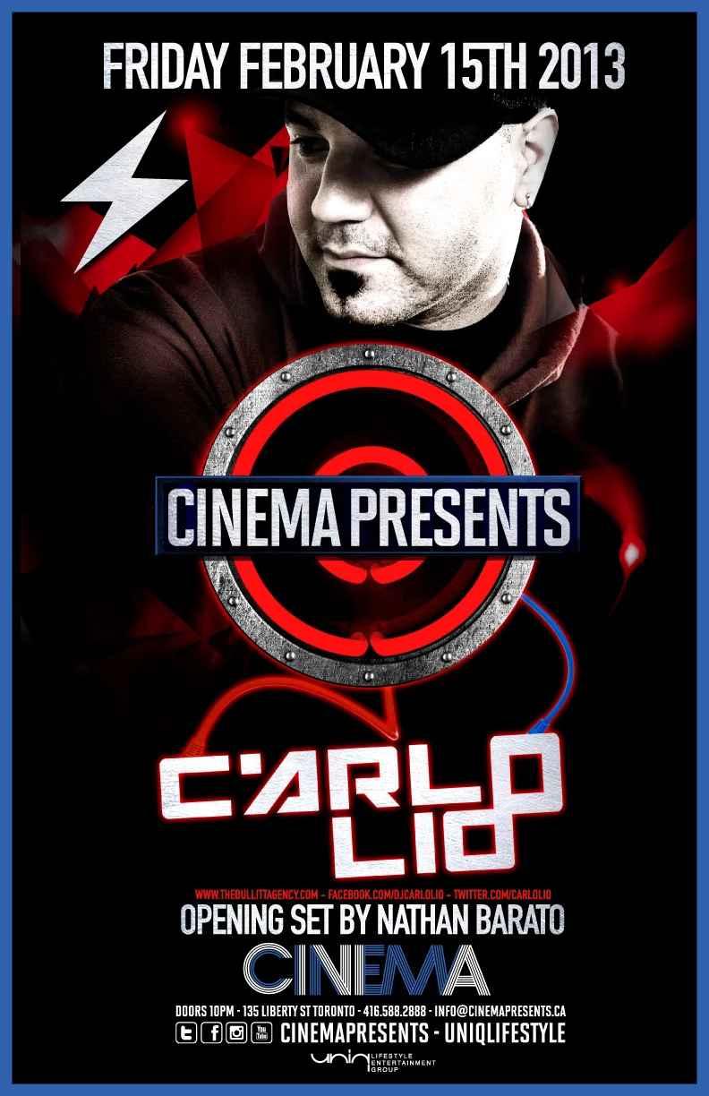 Carlo Lio, Nathan Barato Cinema Toronto
