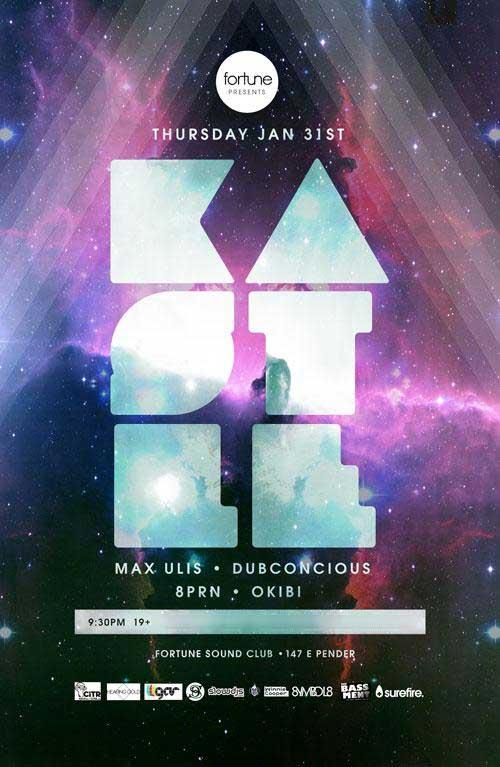 Kastle, Max Ulis, Dubconscious Vancouver Fortune Sound Club