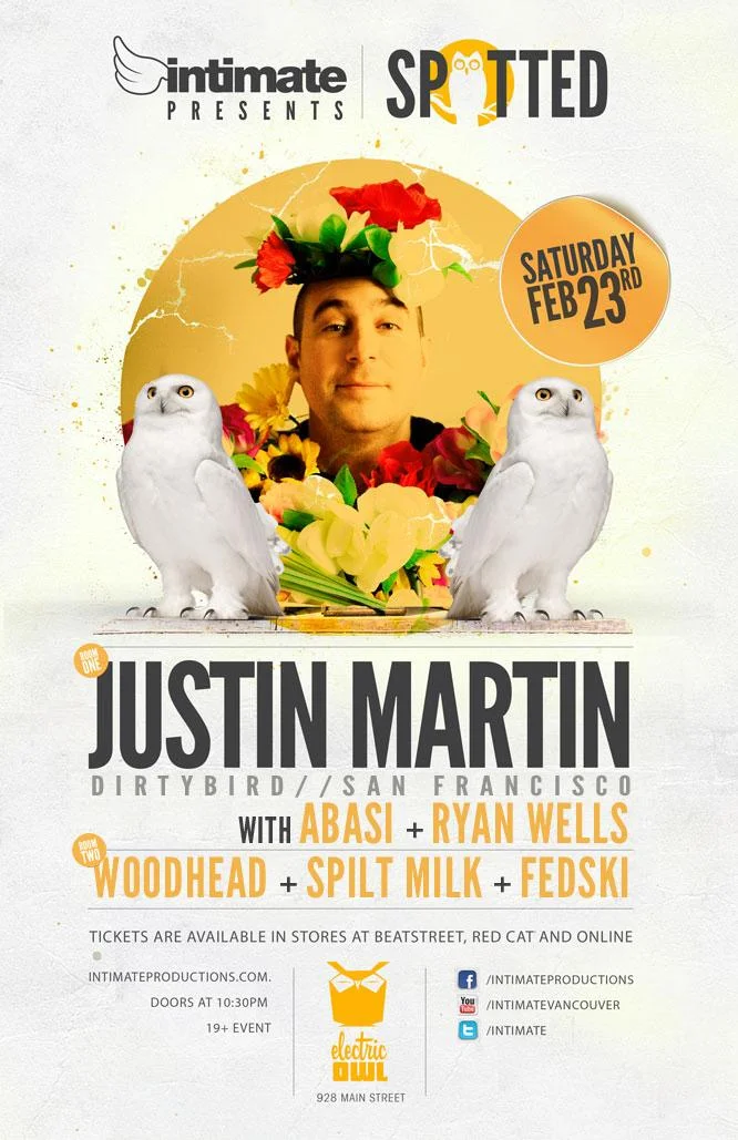 J ustin Martin (dirtybird), Abasi, Ryan Wells Electric Owl Vancouver