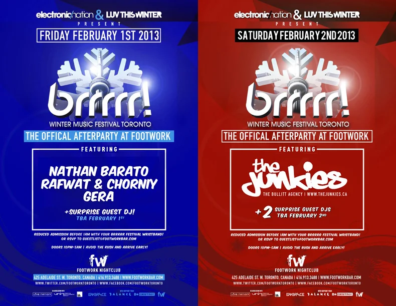 Nathan Barato, Rafwat & Chorniy, Gera Footwork Toronto
