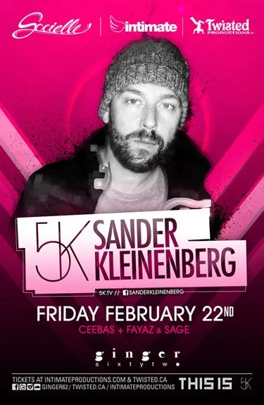 S ander Kleinenberg, Sage, Fayaz + Ceebas Ginger 62 Vancouver