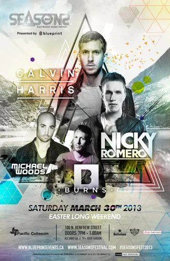 C alvin Harris, Nicky Romero, Michael Woods + More Seasons Festival Vancouver
