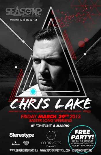 Chris Lake, Timeline, Marino Celebrities Vancouver