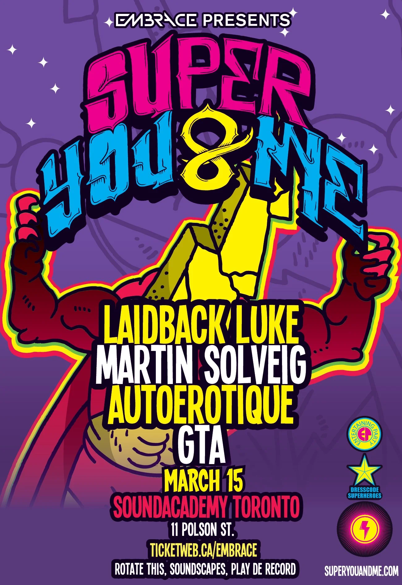 Laidback Luke, Martin Solveig, Autoerotique, GTA Sound Academy Toronto
