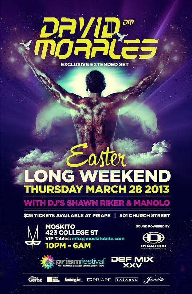 David Morales, Shawn Riker, Manolo Moskito Toronto