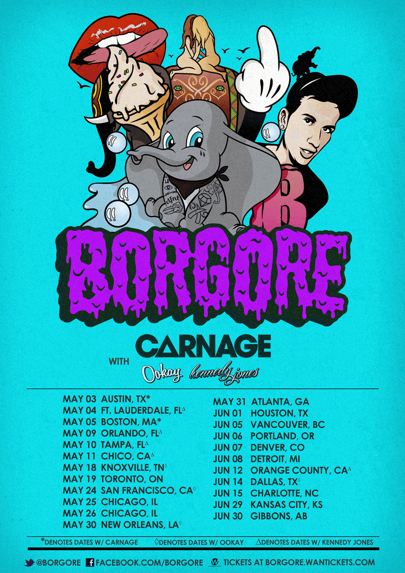 B orgore w/ Carnage, Ookay, Kennedy Jones Celebrities Vancouver