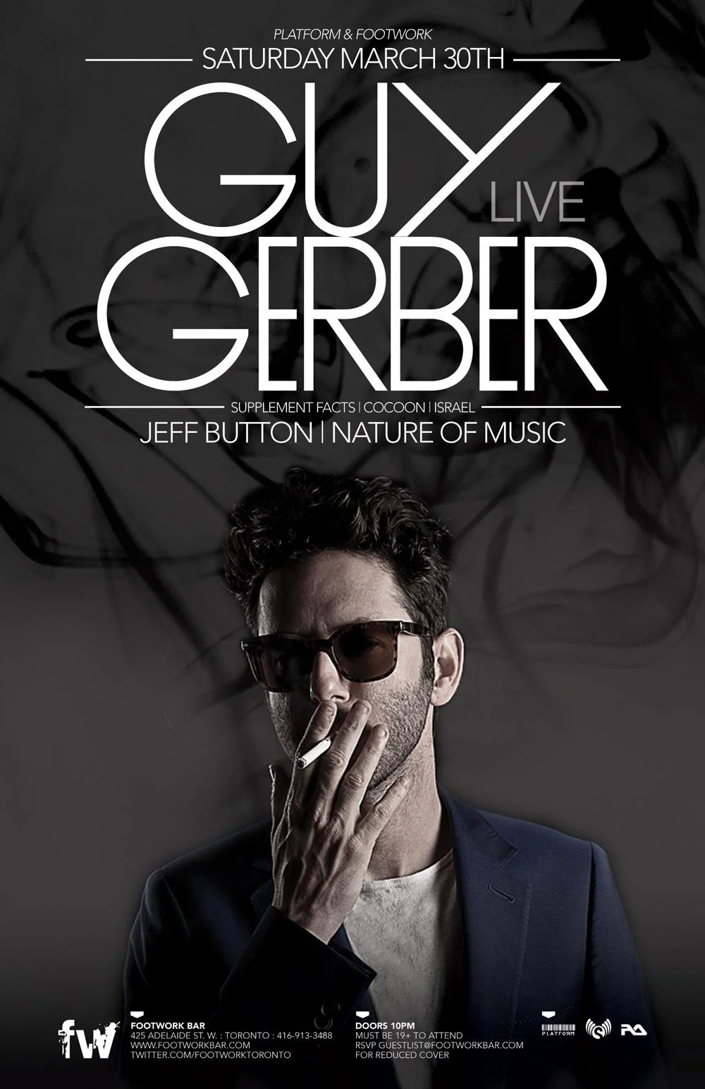G uy Gerber, Jeff Button, Nature of Music Footwork Toronto