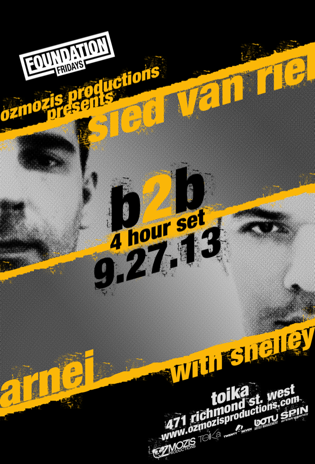 S ied Van Riel vs. Arnej in Toronto Toika Lounge