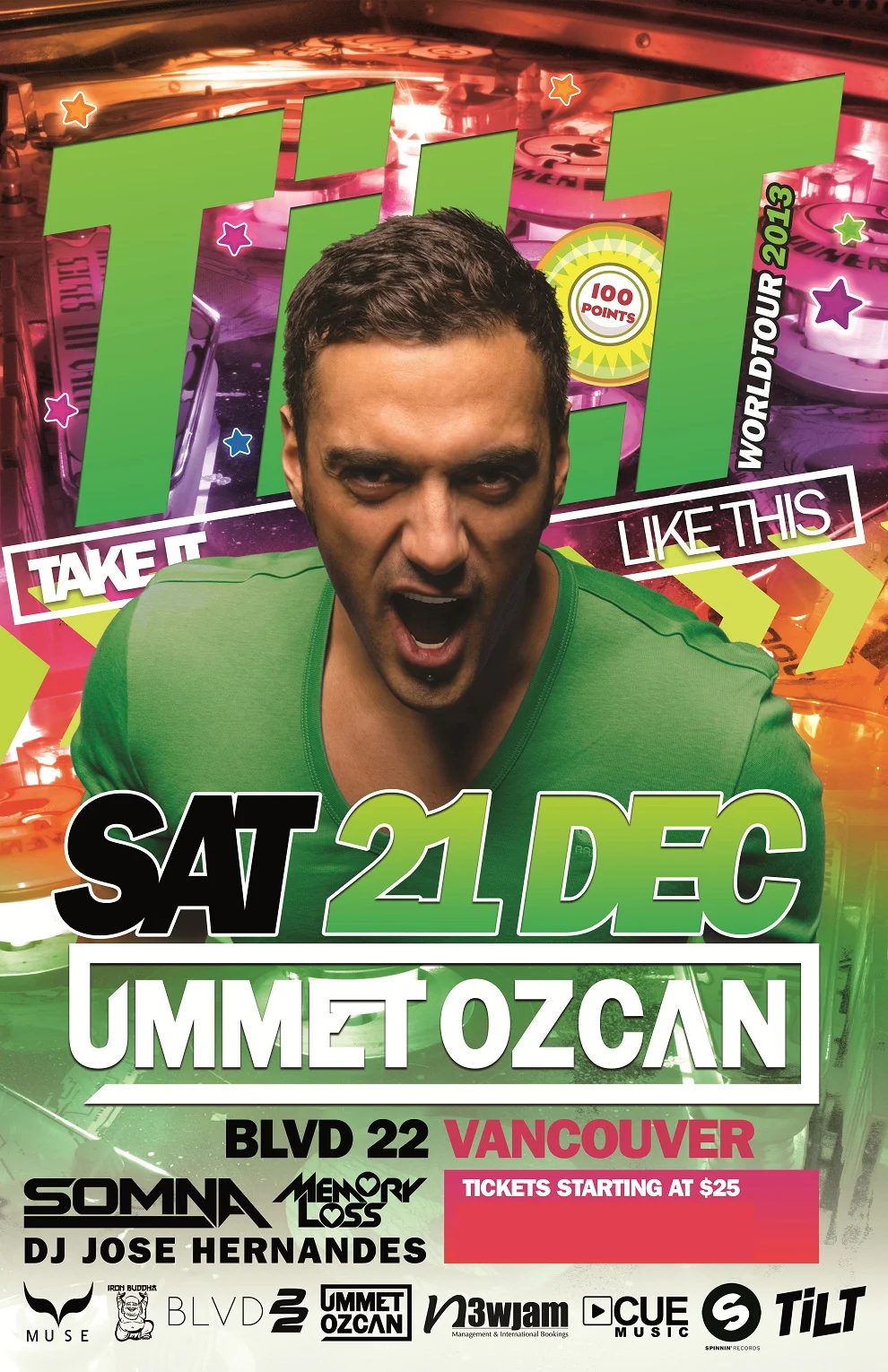 Ummet Ozcan, Somna, DJ Jose Hernandes + More in Vancouver at BLVD22