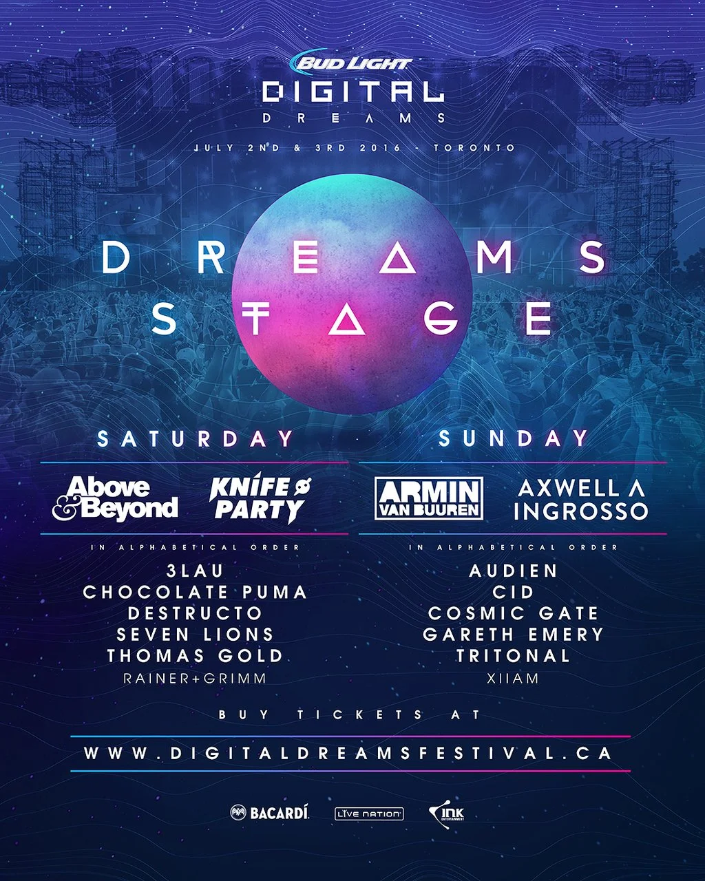 Digital Dreams Music Festival 2016 — EDM Canada
