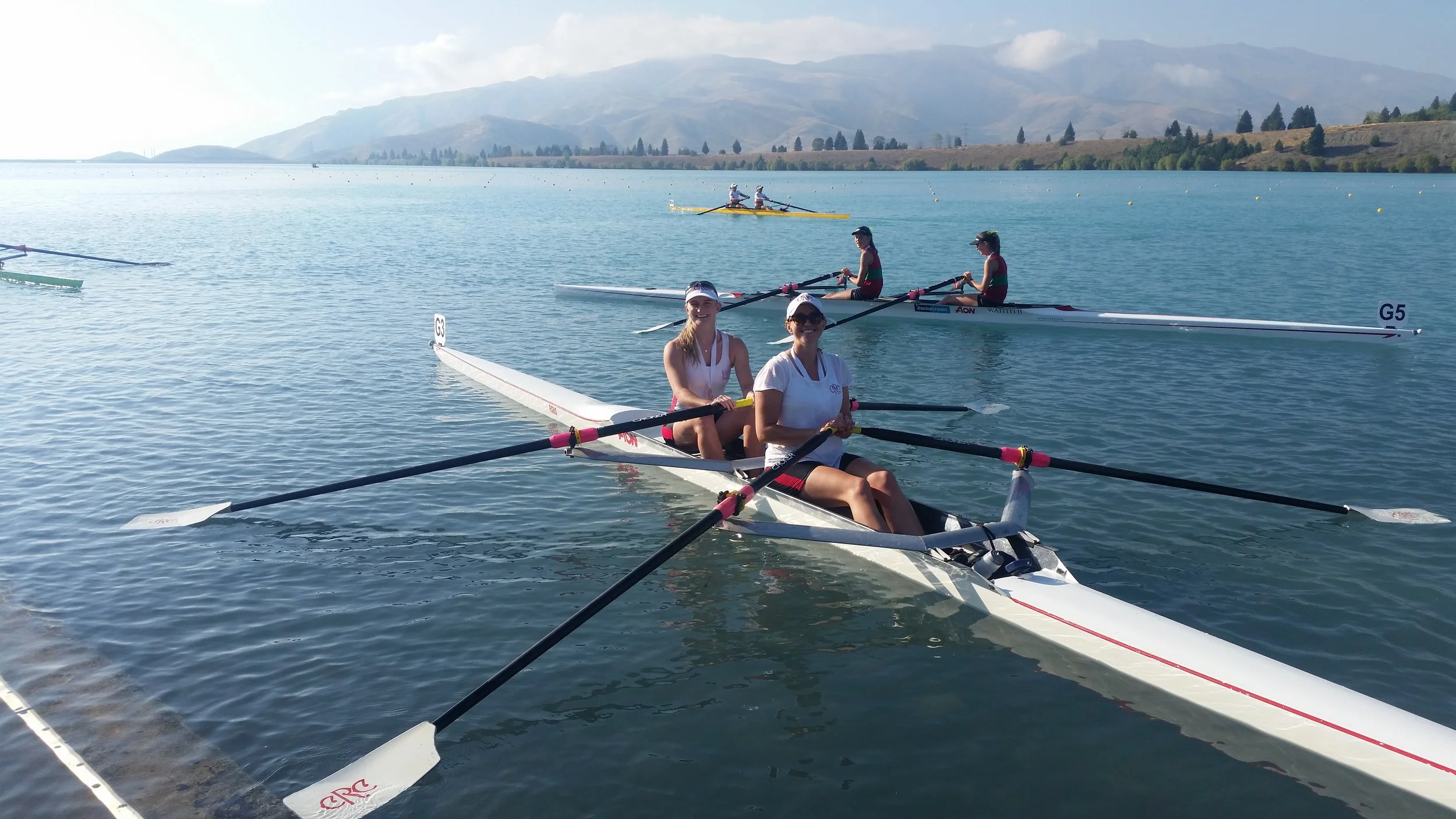 Womens Novice Double - Bronze at the 2017 New Zealand Rowing Champs