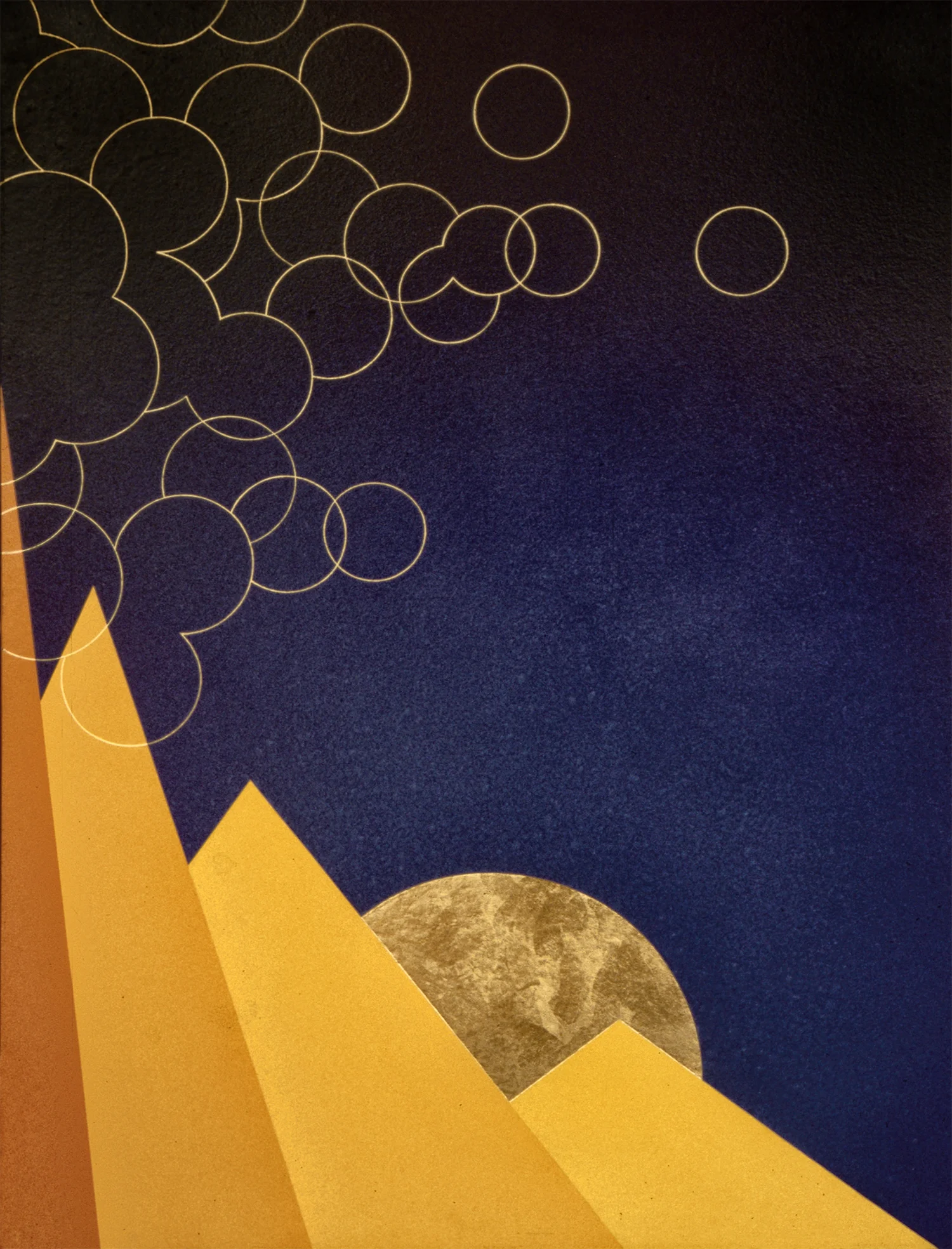 The Odyssey, (Triptych) Left Side, 1983, Acrylic on Masonite, 36 X 48 in.