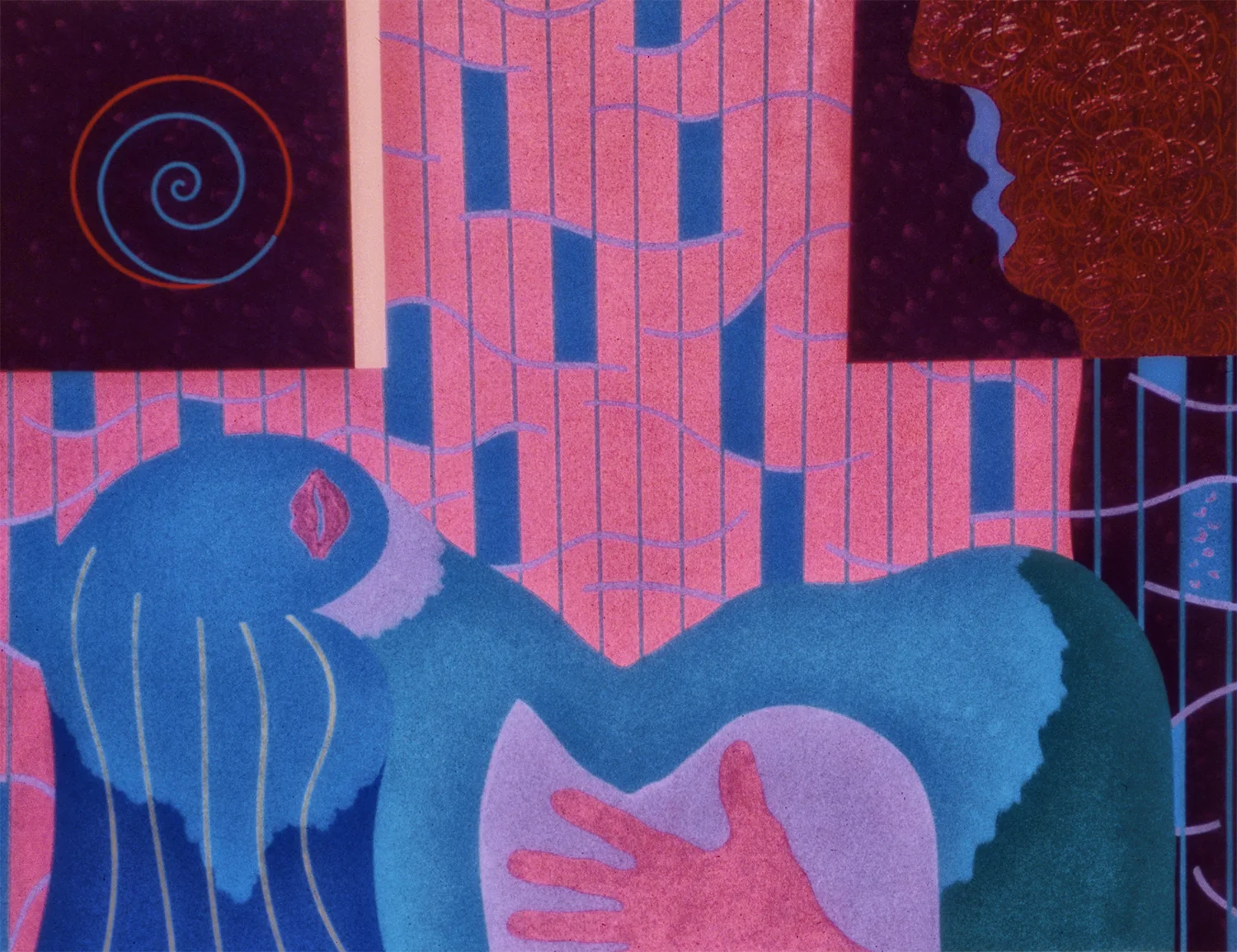 Sexual Dissonance, 1982, Acrylic on Canvas, 24 X 30 in.