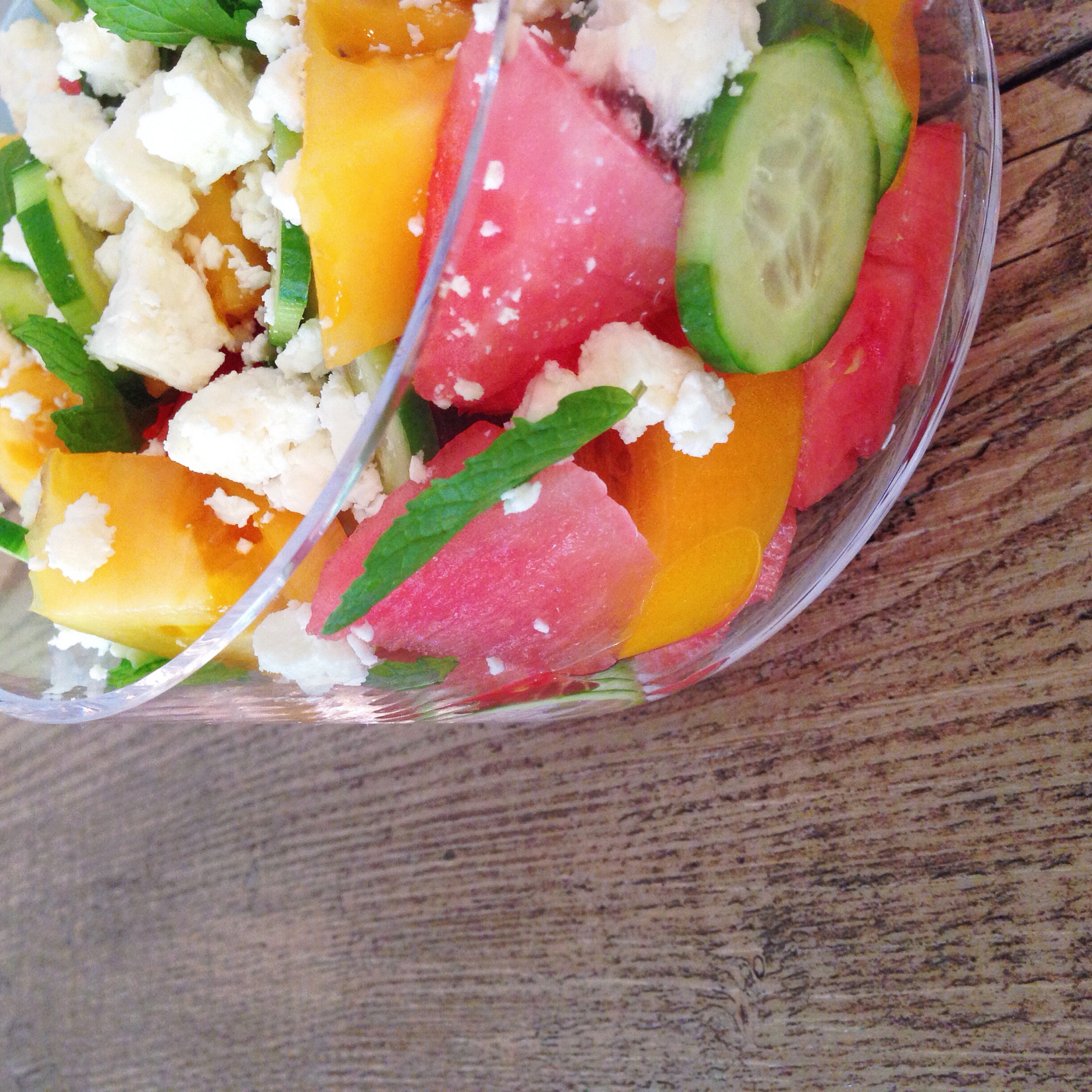 Watermelon Feta Salad | RafaellaSargi.com