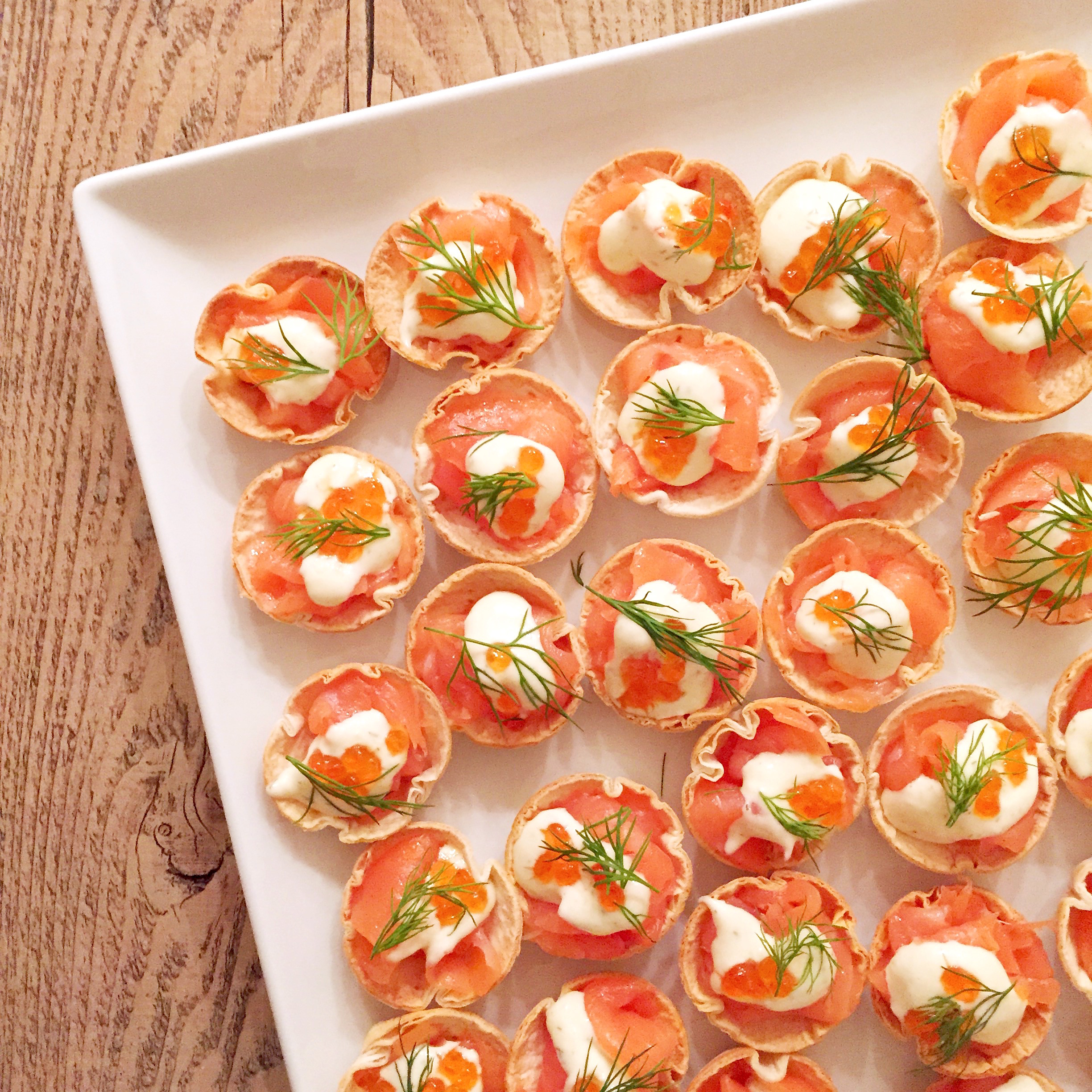 Smoked Salmon Cups | RafaellaSargi.com