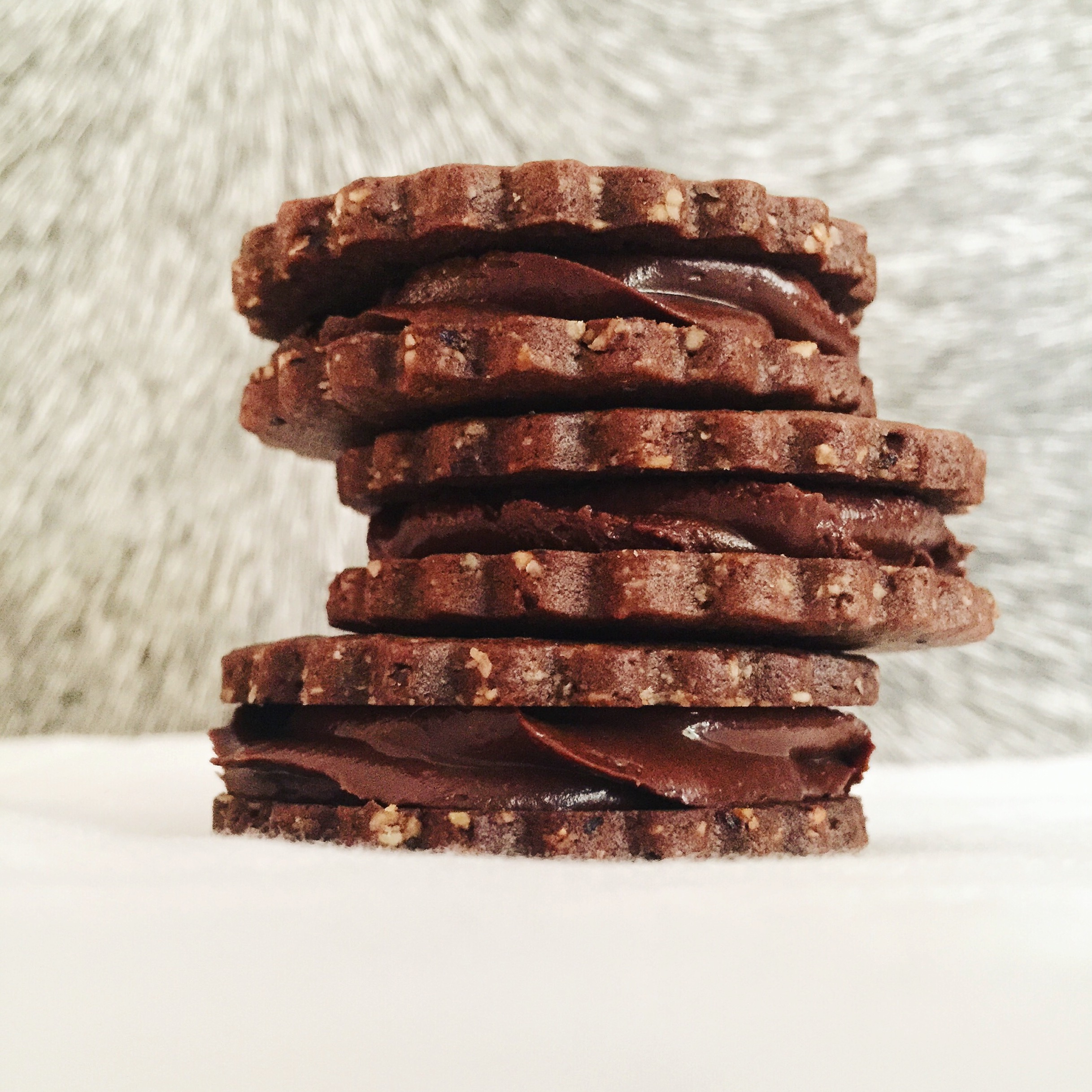 Chocolate Hazelnut Cookies & Nutella Ganache | RafaellaSargi.com