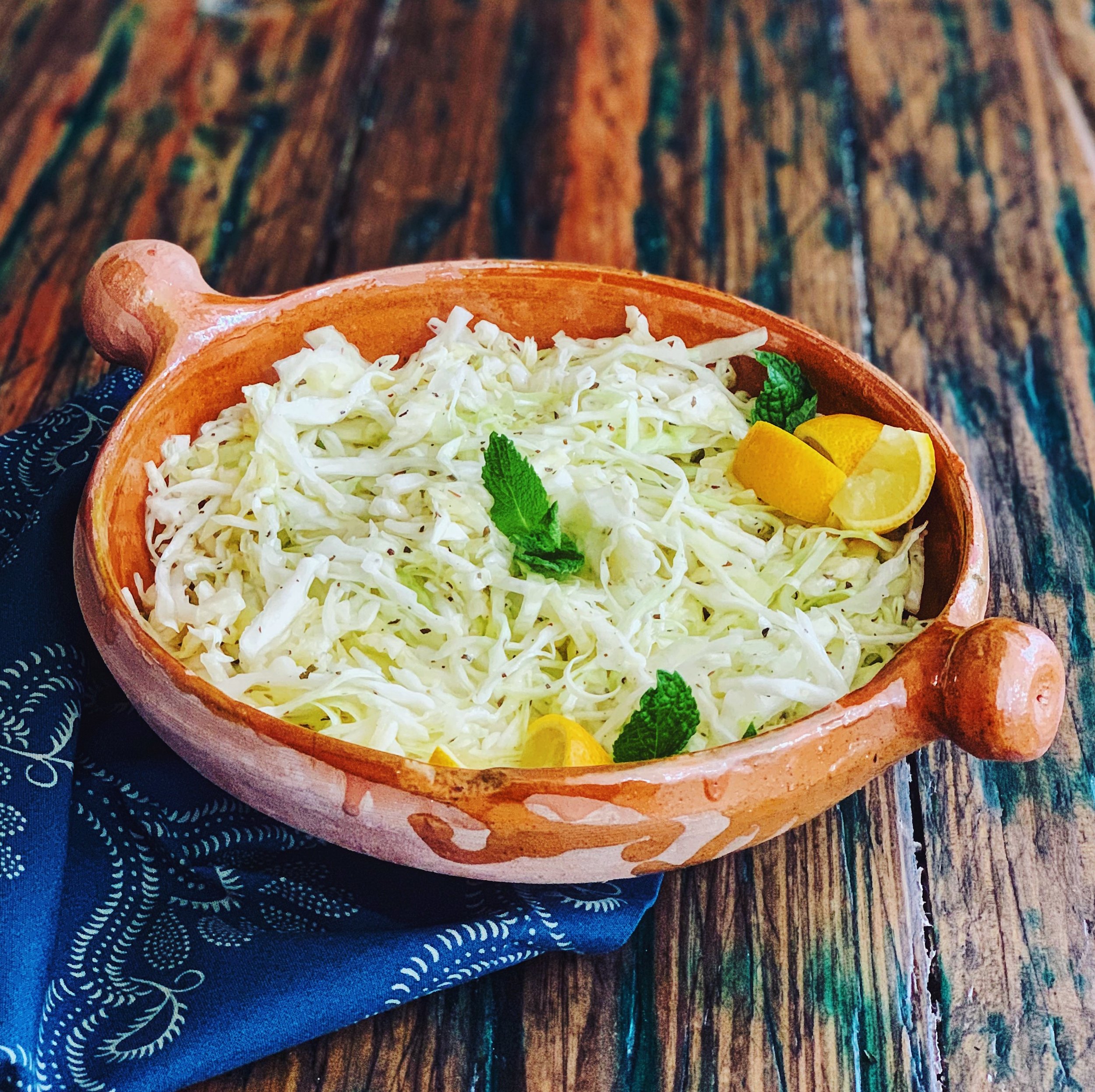 Lebanese Cabbage Salad | RafaellaSargi.com