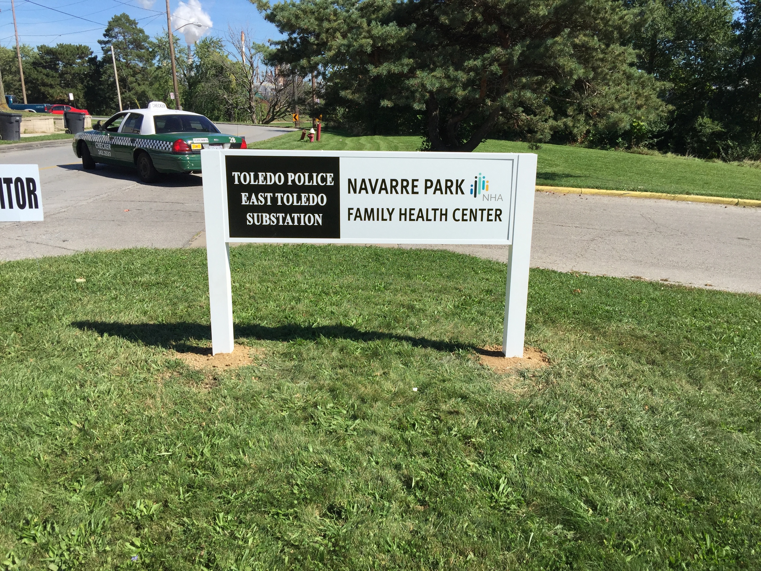 Directional Sign with for 2 offices