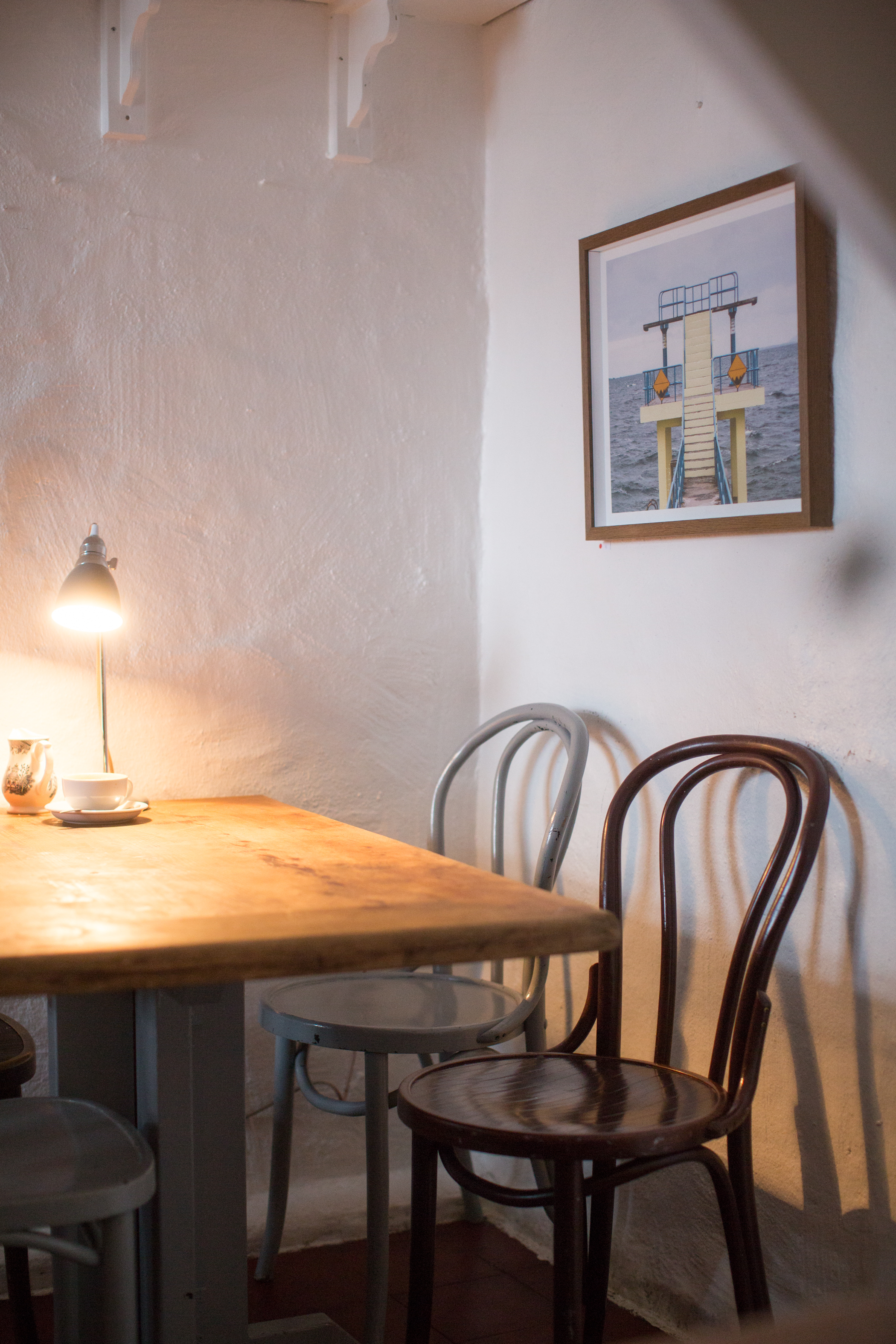 A table at Ard Bia, where brunch is a whole new version of wonderful. An empty table is rare! I snapped this in the five seconds after it was cleaned before the new eager patrons were seated.