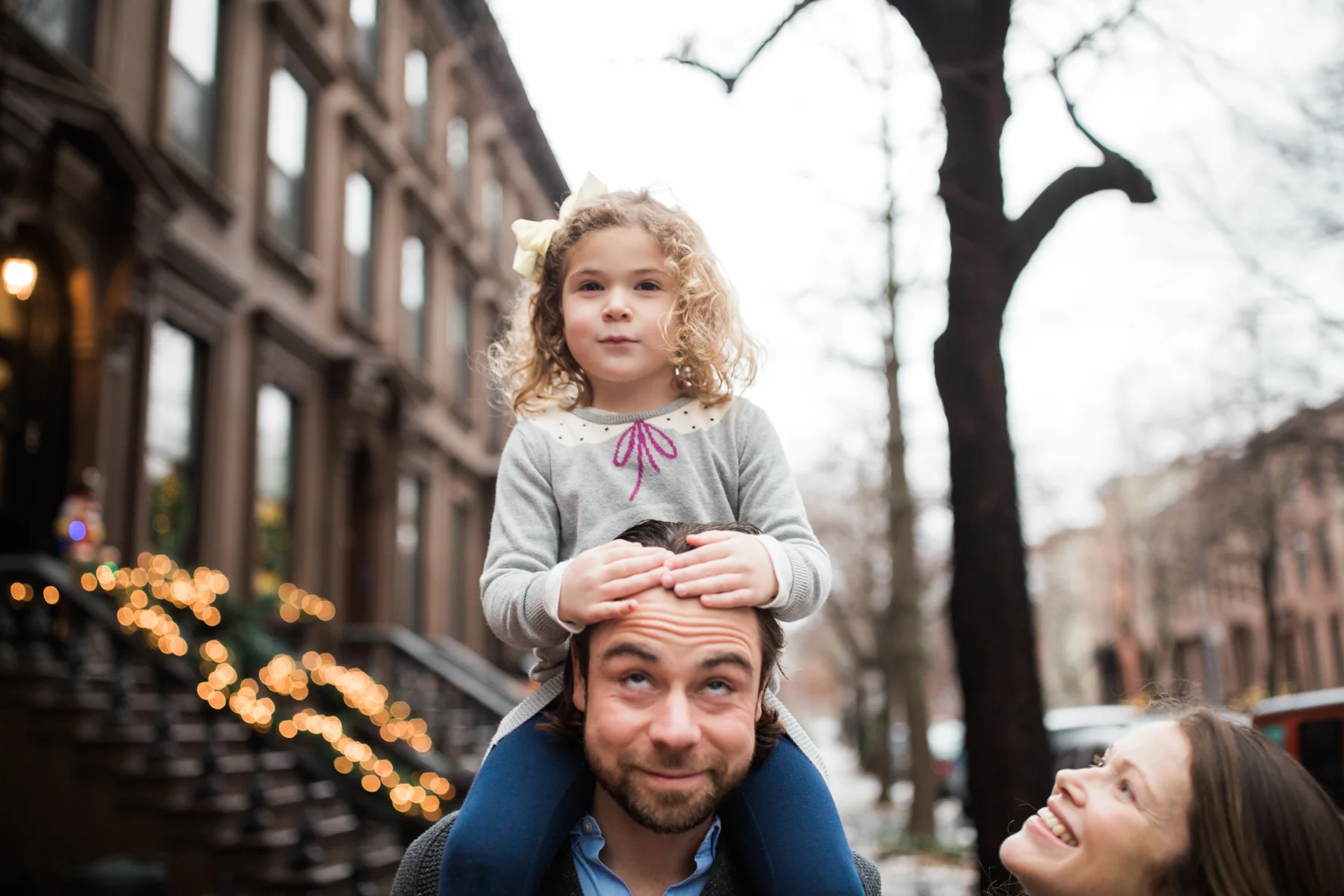 Brooklyn brownstone family photo