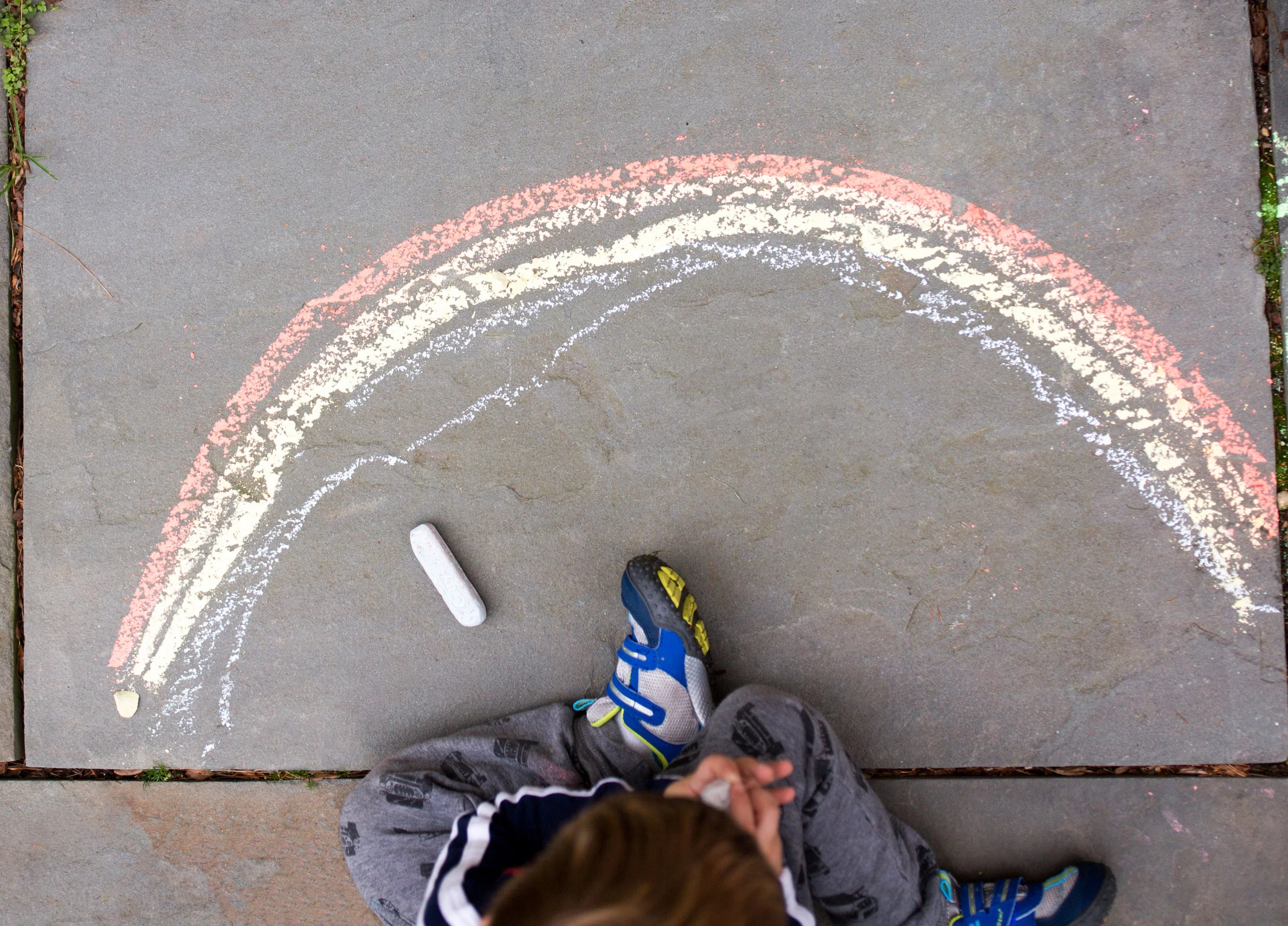 Cobble Hill chalk drawing