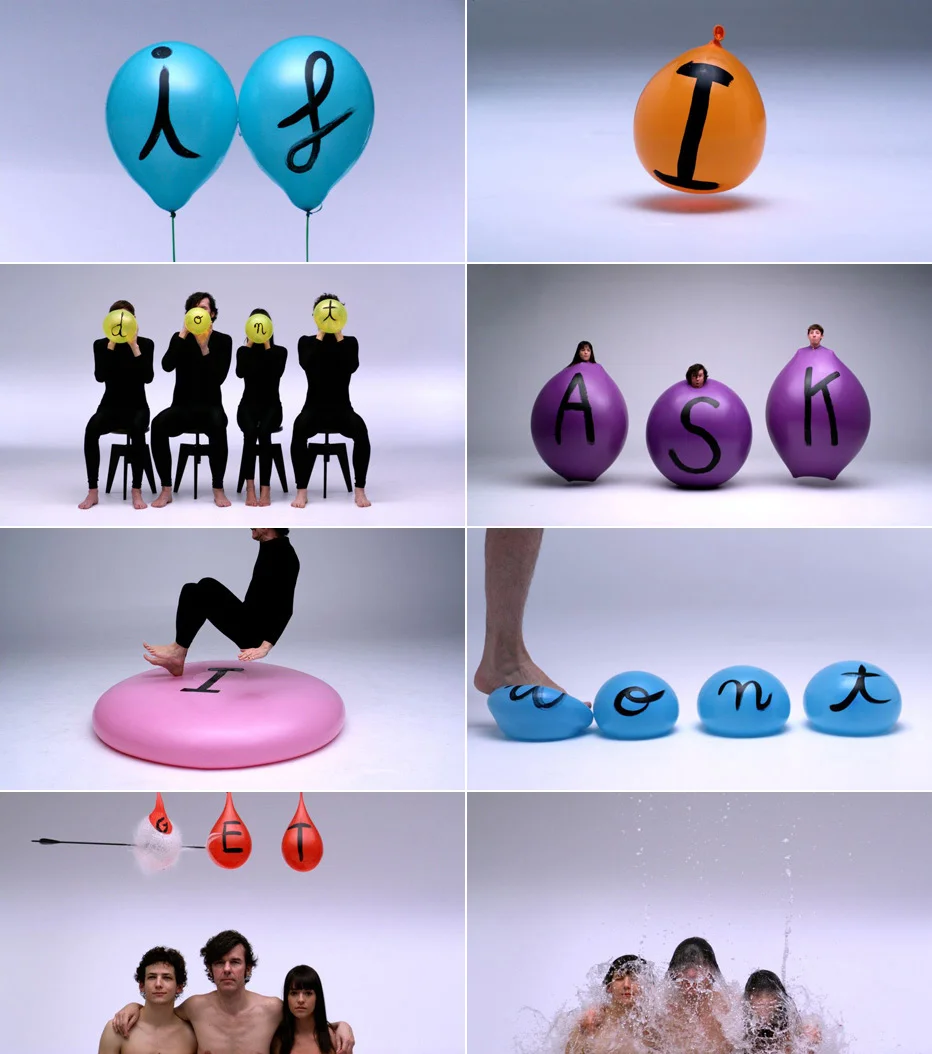 stills from "Six Things"