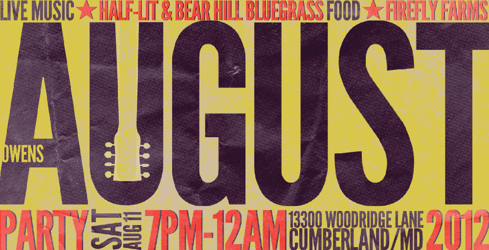Private party invitation, 2012