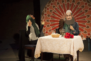 Lisa Caron Driscoll and Ahmad Maksoud. photo by Daniel J. van Ackere