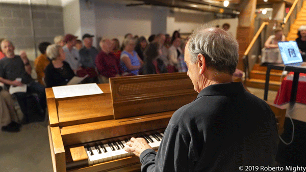  Nick at the piano. photo by Roberto Mighty 