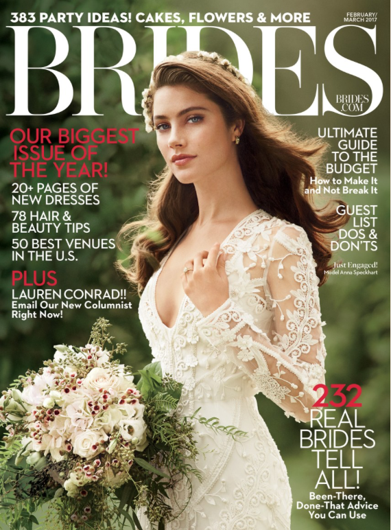 BRIDES magazine, Feb/March 2017