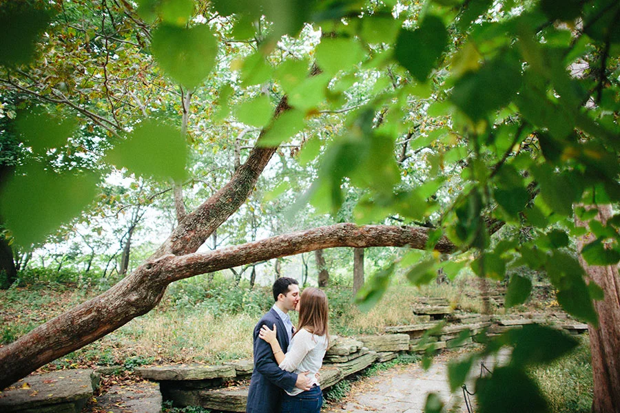 CARRIE & WILL AT THE ALFRED CALDWELL LILY POOL