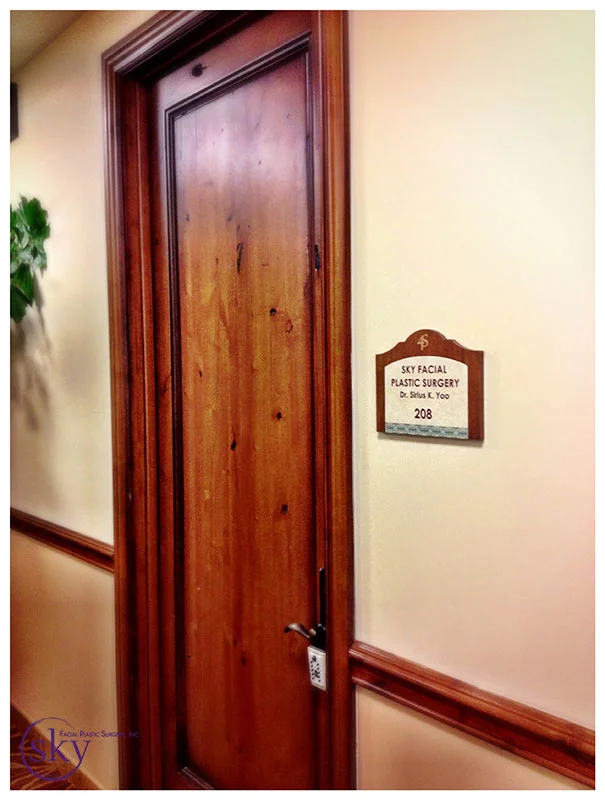 PHOTO: The sign is up next to our entry door!