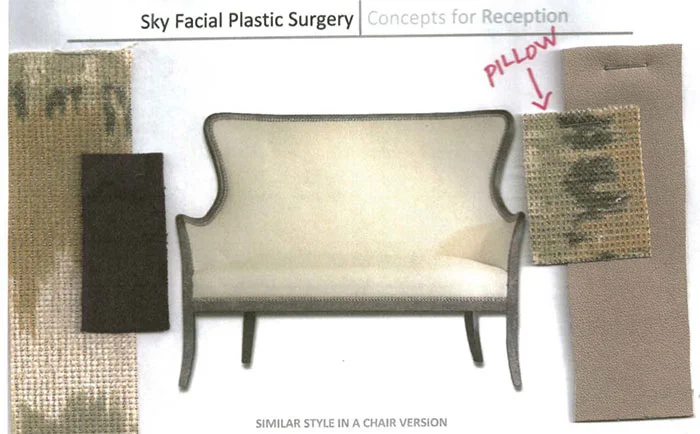 PHOTO: Concept design for settee.