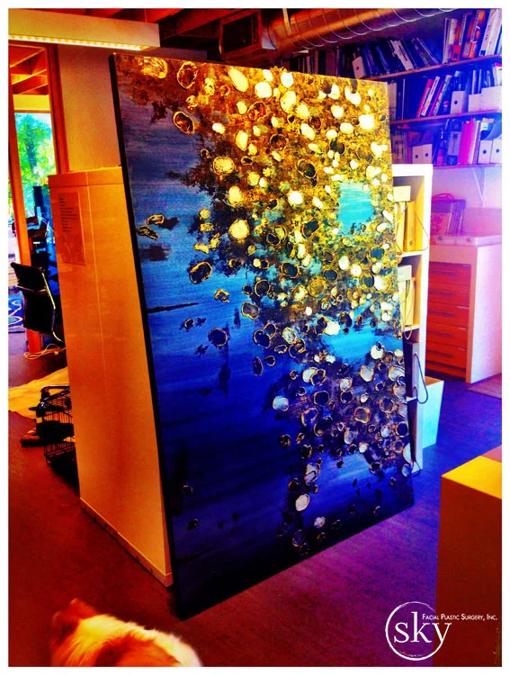 PHOTO: Artwork propped up in Studio H
