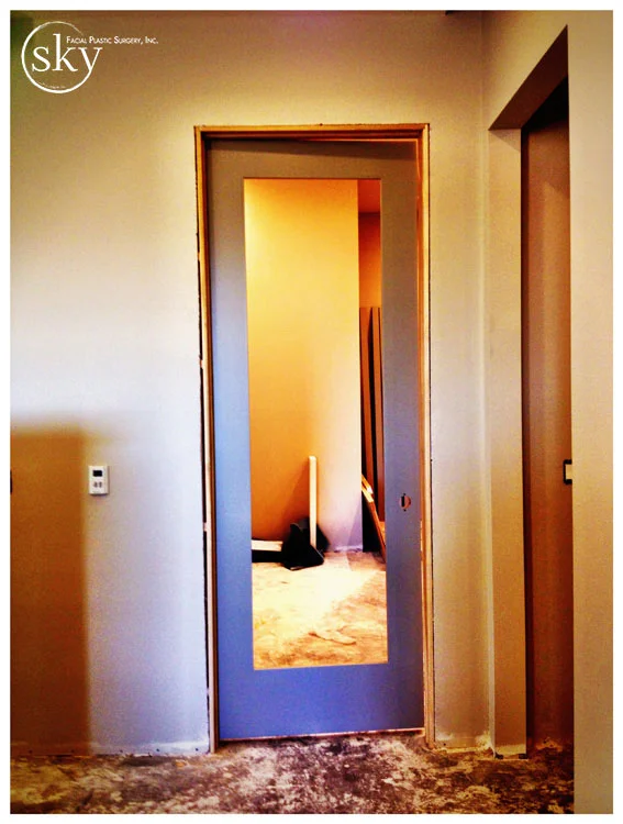 PHOTO: Door installed that goes from lobby to hallway