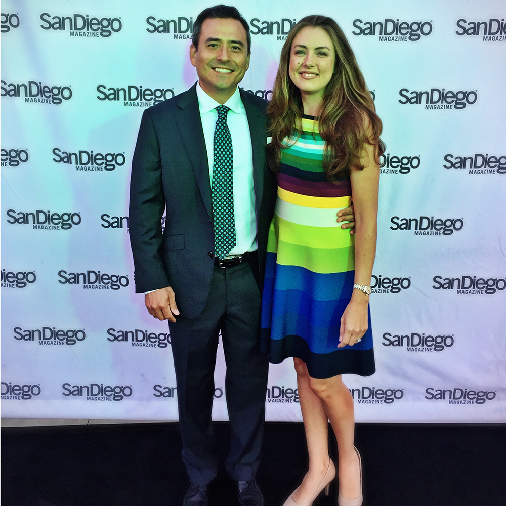 PHOTO: Dr. Yoo and Amber attend San Diego Magazine's Woman of the Year event on September 29, 2015