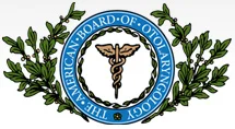 American Board of Otolaryngology logo.