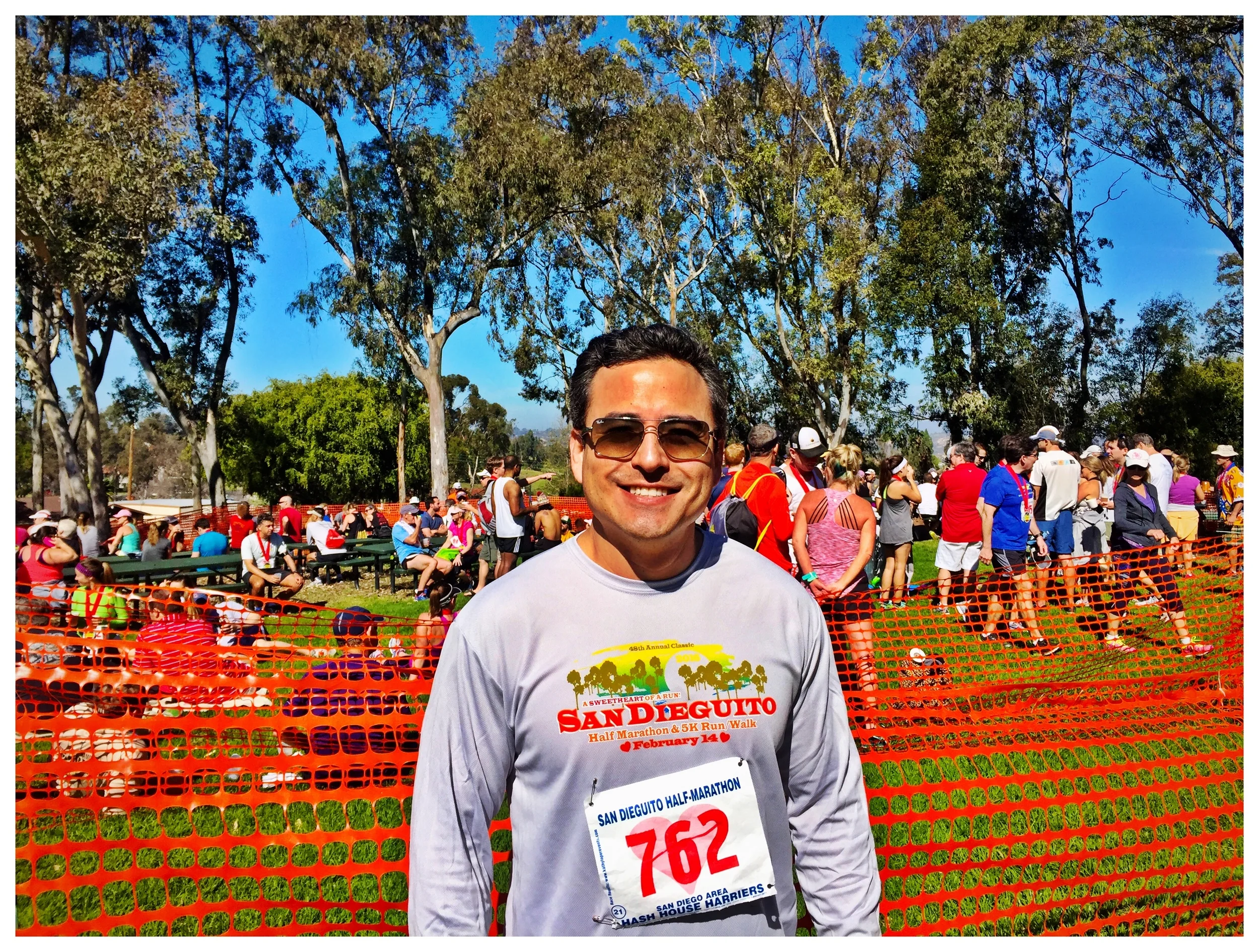 PHOTO: Dr. Yoo runs the San Dieguito Half Marathon.