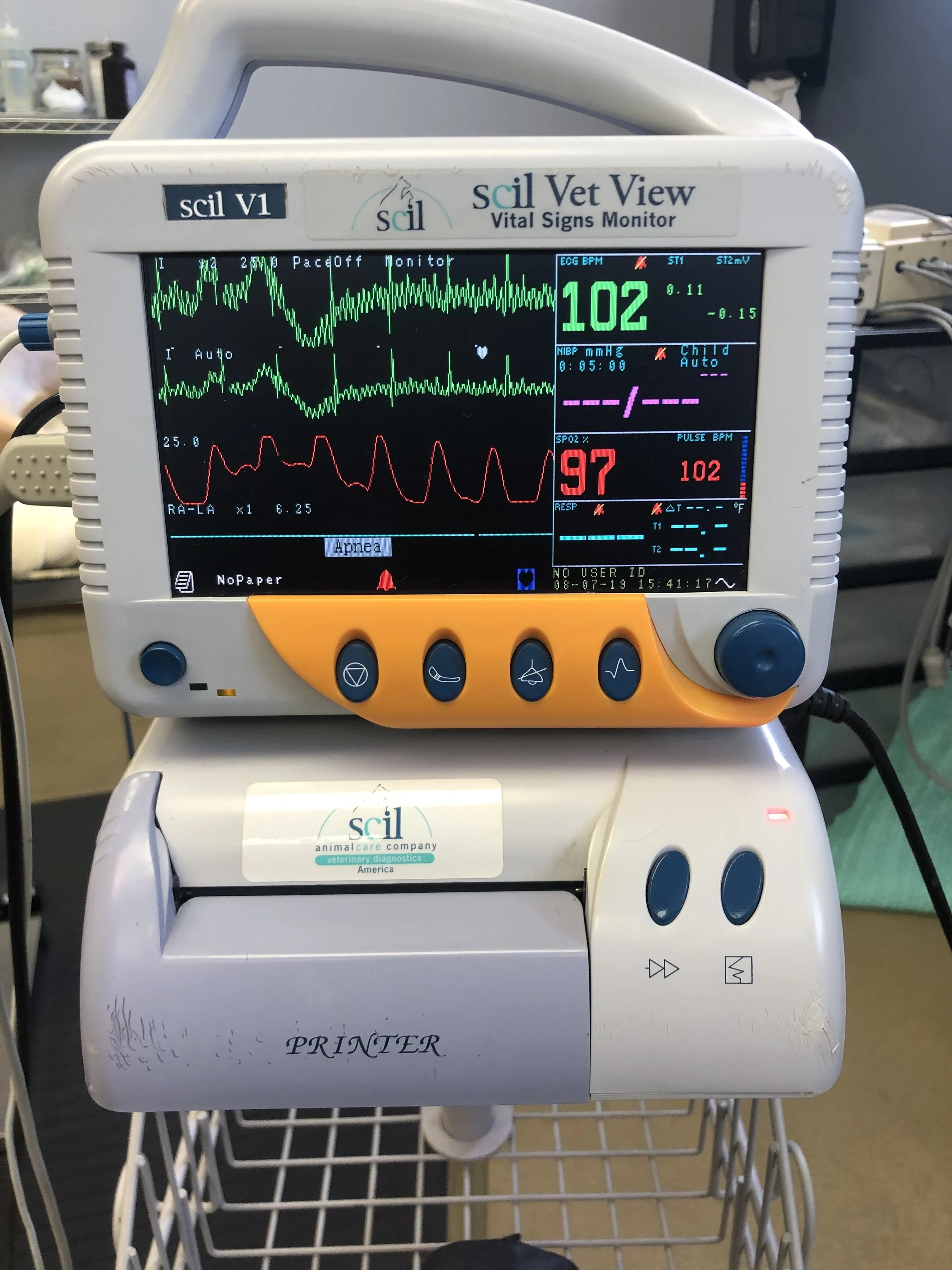 SOLD 375 SOLD Scil V1 Vet View Vital Signs Monitor in TX — Used Vet