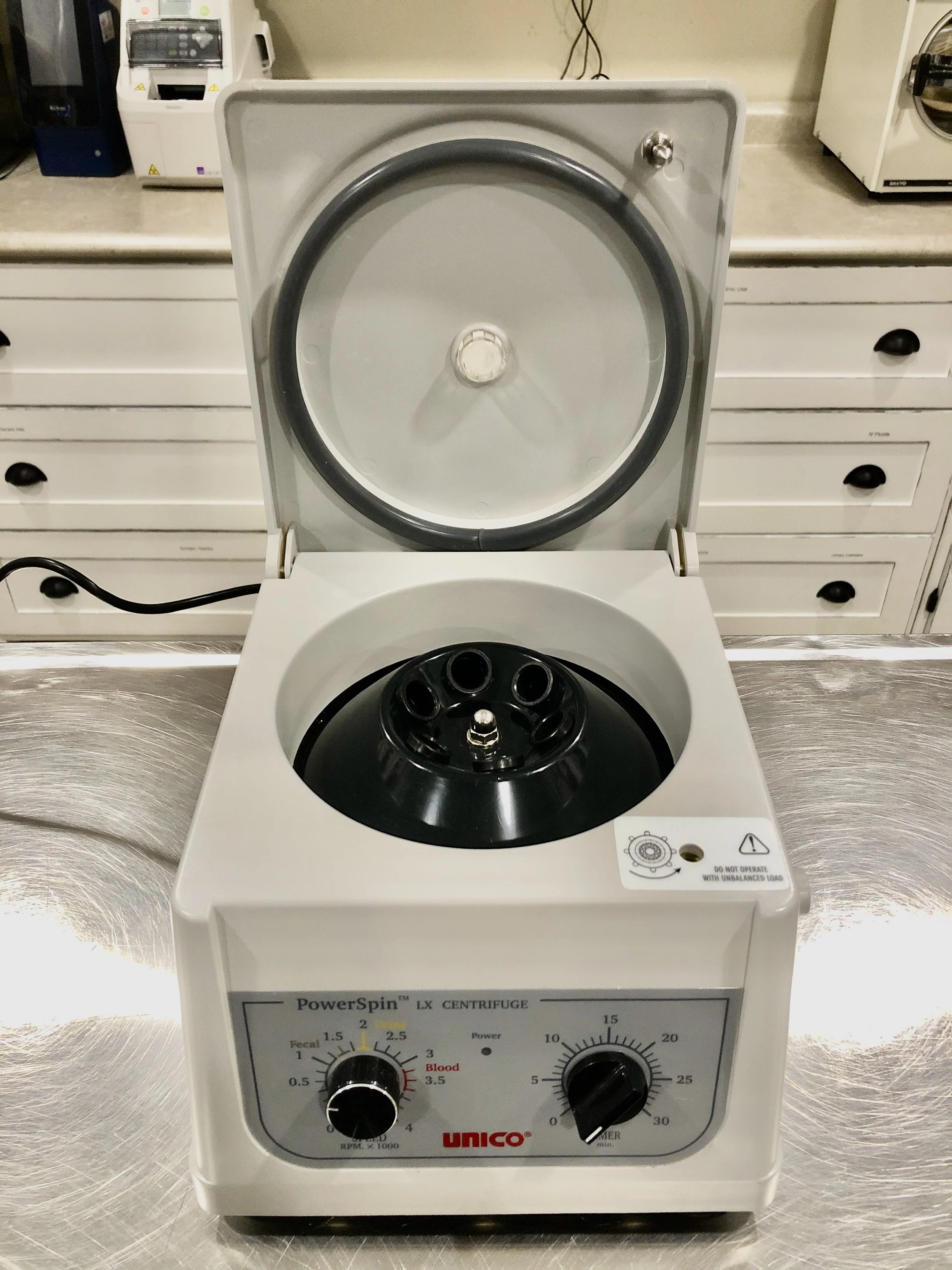SOLD 350 SOLD Unico PowerSpin LX Centrifuge — Used Vet Equipment