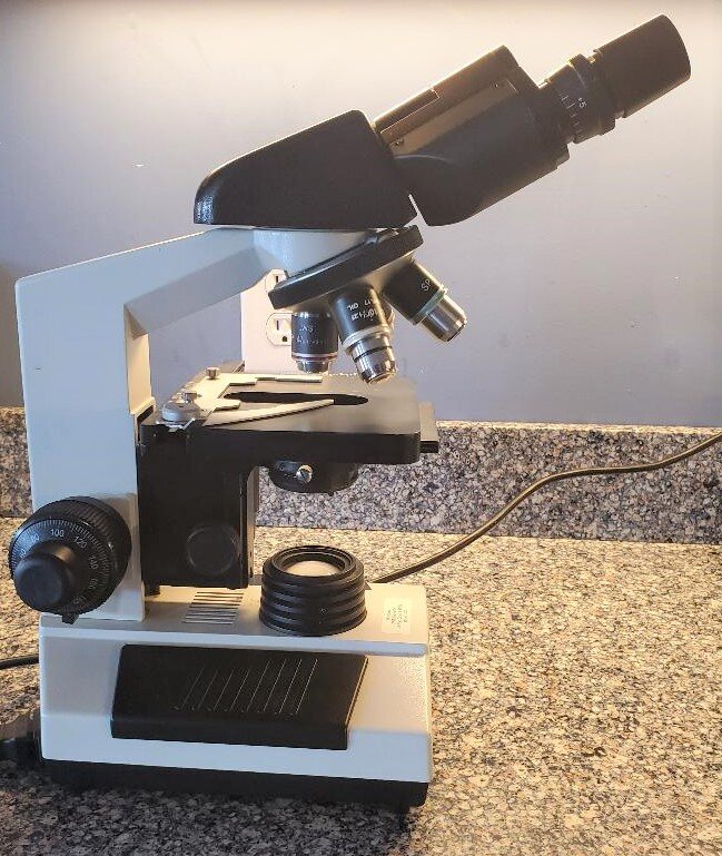 SOLD $475 SOLD LW Scientific Revelation III microscope with 4 heads and ...