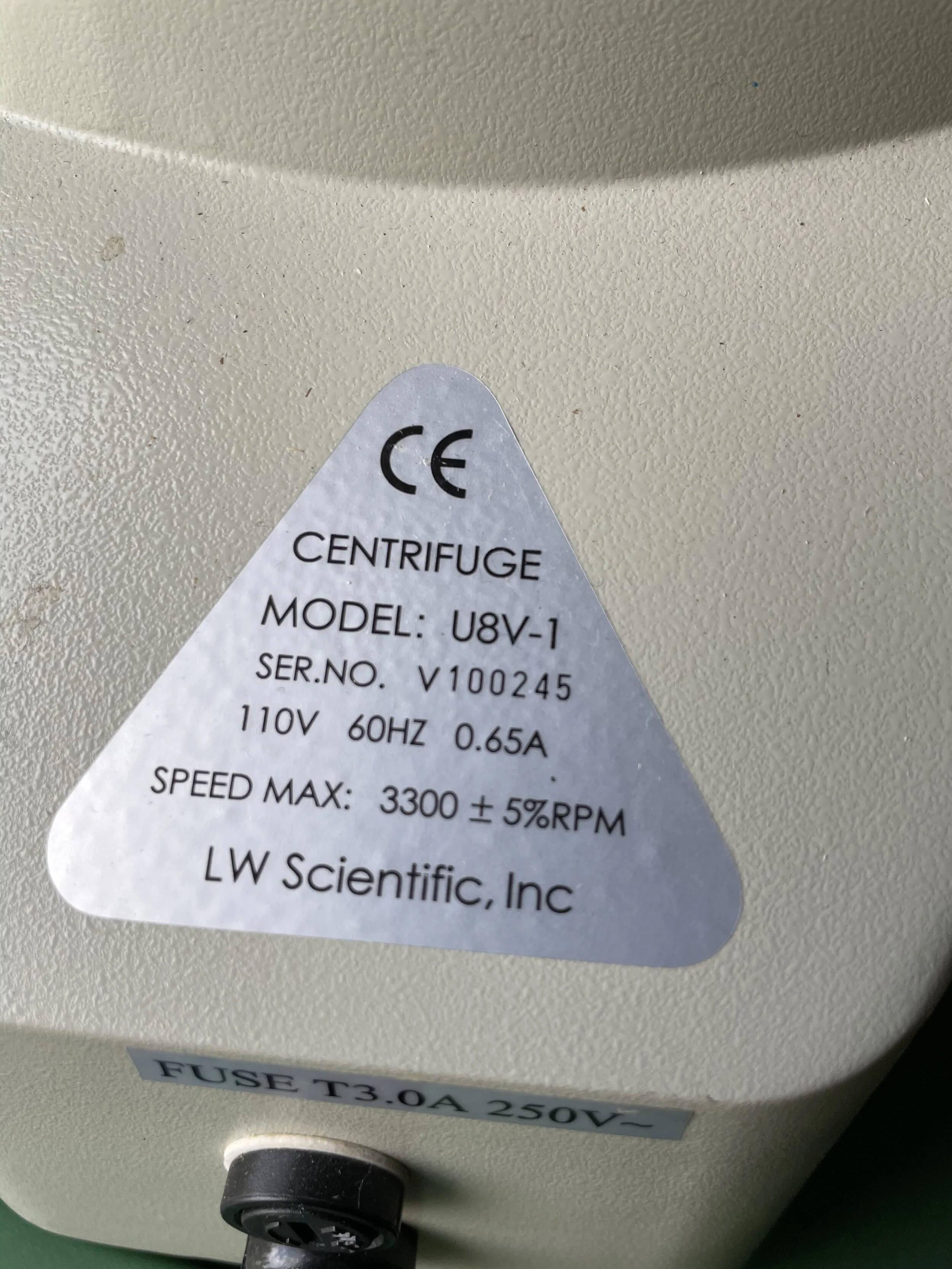 SOLD SOLD 2009 LW Scientific Ultra 8V Centrifuge — Used Vet Equipment