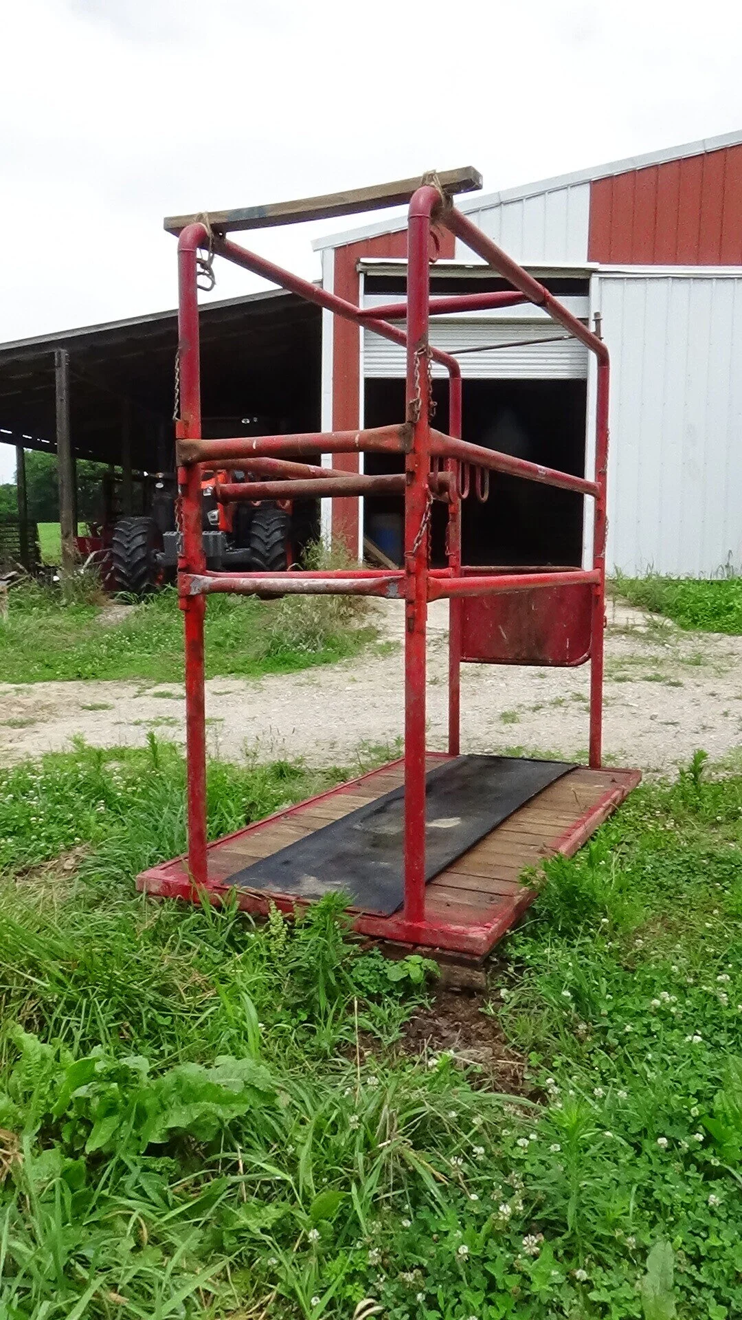 SOLD 700 SOLD 4' x 8' Horse Stocks LOCAL PICK UP ONLY near St. Louis
