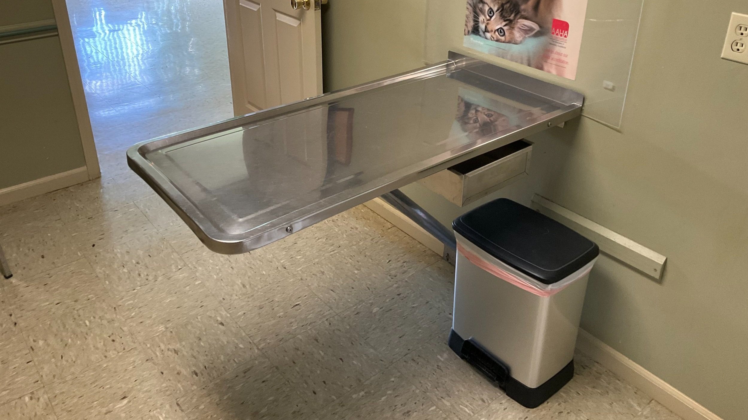 1999 ShorLine Stationary WallMount Exam Table Local pick up only in