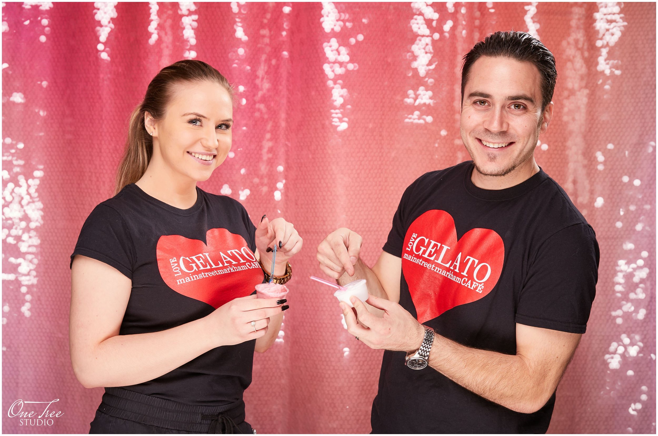 Love Gelato at Markham Stouffville Hospital's Portrait Photo Booth