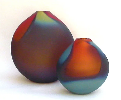 Drop Vase Etched Cherry Turquoise
14×5x14"h
TS004
10×4.5×10"h
TS002