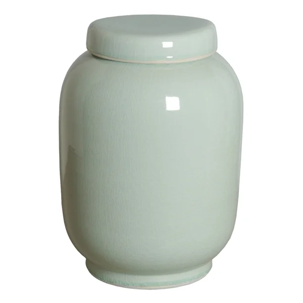 Tall Lantern Jar w/Lid, Celadon Ice
10dx16h
EY4185CI