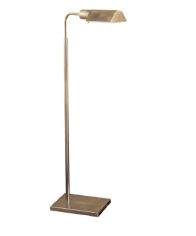 Studio Adjustable Light Floor Lamp in Antique Nickel 34"-45"h - VC91025AN