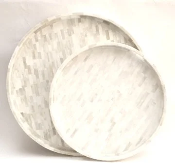 Round Bone Tray
22dx2"h
BIP844
30"d x 2.25h
BIR77
18"dx2"h Not Shown
BIP400